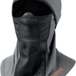 Gray AstroAI Windproof Ski Mask Balaclava, designed for winter sports and cold weather protection.